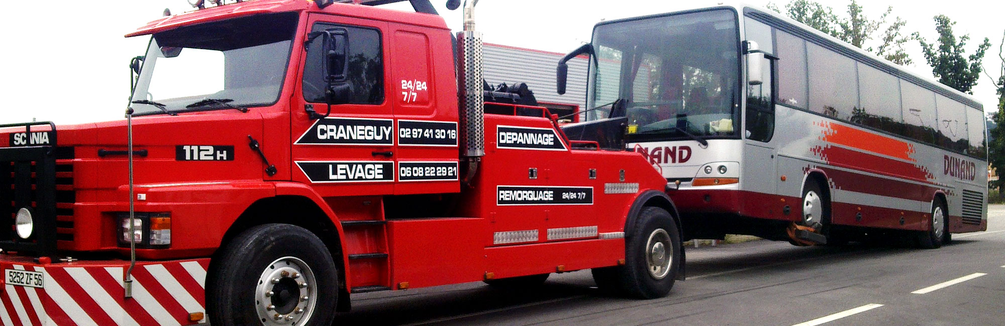 Craneguy Levage et remorquage poids-lourds en Bretagne